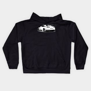 NISSAN R35 gtr godzilla jdm vector art Kids Hoodie